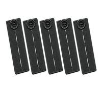 Cinta Elastica Costura 5 uds. Pantalones ajustados negros Jeans extensor de cintura faldas con botones ropa maternidad ganchos accesorios No requiere costura para bricolaje