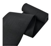 Cinta Elastica Costura Banda elástica de 1 metro, 7-50 cm ancho, extra ancha, for coser, correas suaves for la cintura, cintas goma for prendas, accesorios for cinturones(Black,10cm)