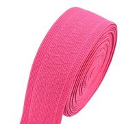 Cinta Elastica Costura Banda elástica de 2/5 metros, 50mm for pantalones, cinturones, cinta, decoración ropa, goma, costura DIY(RoseRed,2Meters)