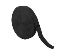 Cinta Elastica Costura Banda elástica for coser de 1,5 a 15 cm, cinturilla tela blanca y negra(Black 2.5cm x 15m)