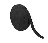 Cinta Elastica Costura Banda elástica for coser de 1,5 a 15 cm, cinturilla tela blanca y negra(Black 2cm x 15m)