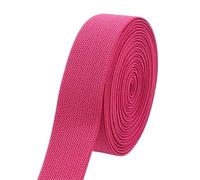 Cinta Elastica Costura Bandas de goma for cinturón, banda elástica 2-20M y 15mm, cinta for pantalones, correas elásticas cintura, accesorios costura DIY(RoseRed,10Meters)