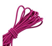 Cinta Elastica Costura Bandas elásticas 5/10/20/30/40/50M 4mm cinta for el pelo cuerda de goma elástica por metros cinturón ropa suministros costura(RoseRed,50Meters(10Rolls))