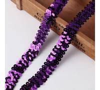 Cinta elástica de lentejuelas de 20 mm, complemento perfecto para vestidos, accesorios y varios proyectos de bricolaje (9 m)