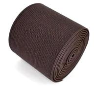 Cinta elástica gruesa de 5 metros y 4 cm de ancho, color rojo, ideal for coser ropa interior y otros accesorios.(Dark Coffee)