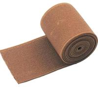 Cinta elástica para coser, Cinta elástica de 2 metros y 50 mm grosor, suave ancha, goma, for ropa, cinturones, manualidades, costura decoración. Color rojo(Coffee)