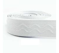 Cinta elástica para costura, Bandas Elásticas de Silicona Antideslizantes for Costura DIY Multicolor 10-50mm 2/5M(EB013-White2-25mm,5Meters)