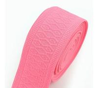 Cinta elástica para costura, bandas elásticas multicoloras del poliéster de 50m m el 1-5M for la pretina costura(Pink 50mm,4.0meters)