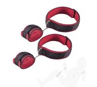 Cinta elástica para entrenamiento físico y estiramientos, con correas de sujeción suaves y reforzadas; equipo para ejercicios de flexibilidad de yoga y pilates