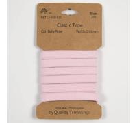 Cinta elástica | tarjetas de 3 m | 10 mm o 20 mm de ancho (10 mm - rosa bebé)
