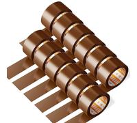 Cinta Embalar, Cinta Adhesiva Marrón, Precinto Embalar, Cinta de Embalar Cajas Mudanza y de Envío, Cinta Embalaje Marron Ancha 48 mm x 120 m - SIDI (12 uds)