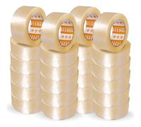 Cinta Embalar, Cinta Adhesiva Transparente, Precinto Embalar, Cinta de Embalar Cajas Mudanza y de Envío, Cinta Embalaje Transparente Ancha 36 mm x 66 m - SIDI (24 uds)