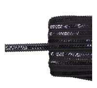 Cinta Encaje Vintage Cinta de lentejuelas brillantes 25 m, tela encaje for vestidos, ropa, manualidades hechas a mano, cinta, suministros costura prendas(B16)