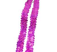 Cinta Encaje Vintage Cinta elástica de encaje con lentejuelas de 2, 5 y 10 metros for decoración de vestidos de novia, accesorios de costura DIY(Color5,2cm-10Meters)