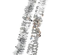 Cinta Encaje Vintage Cinta elástica de encaje con lentejuelas de 2, 5 y 10 metros for decoración de vestidos de novia, accesorios de costura DIY(Color3,2cm-10Meters)
