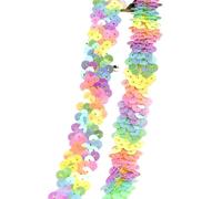Cinta Encaje Vintage Cinta elástica de encaje con lentejuelas de 2, 5 y 10 metros for decoración de vestidos de novia, accesorios de costura DIY(Color4,2cm-2Meters)