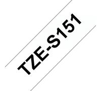Cinta Etiquetadora Brother TZ 24mm Extra Adhesiva Laminada, 8m, Blister, Compatible TZ/TZe