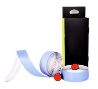 Cinta EVA Grip para manillar en colores vibrantes, diseño ligero adecuado para todos los tipos de bicicletas (blanco y púrpura)