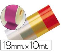 Cinta fantasia 10 mt x 19 mm fucsia