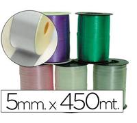 Cinta fantasia 450 mt x 5 mm plata