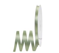 Cinta fina de satén verde salvia de 6 mm para envolver regalos, 91 m, cinta gruesa de seda, color verde salvia para manualidades, Navidad, boda, lazos para el pelo, ramos, fiestas, decoración de