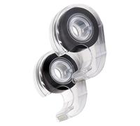 Cinta flexible de 3 metros con 2 cortadores, cinta adhesiva versátil y fuerte con cortador para suministros de oficina, cinta magnética de silicona