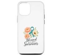 Cinta Floral Verde Azulado Survivor Art Carcasa para iPhone 12/12 Pro