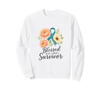 Cinta Floral Verde Azulado Survivor Art Sudadera