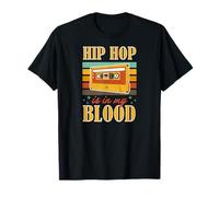 Cinta gráfica Retro Hip Hop Is In My Blood Camiseta