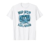 Cinta gráfica Retro Hip Hop Makes Me Feel Good Camiseta