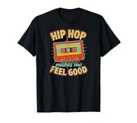 Cinta gráfica Retro Hip Hop Makes Me Feel Good Camiseta