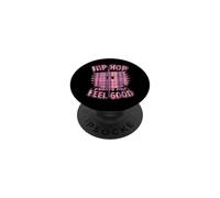 Cinta gráfica Retro Hip Hop Makes Me Feel Good PopSockets PopGrip Adhesivo