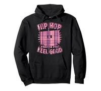 Cinta gráfica Retro Hip Hop Makes Me Feel Good Sudadera con Capucha