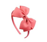 Cinta hecha a mano con lazos para el pelo para bebés y niñas, bonito lazo sólido, accesorios para el pelo del bebé (rosa)