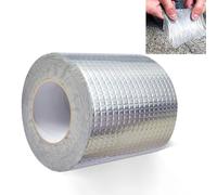 Cinta impermeable de butilo Cinta de 50 mm x 5 mdù Aluminio de alta temperatura cinta de reparación para fachadas,Impermeables de reparación para fugas de techo, grietas de superficie, espacio del