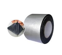 Cinta impermeable de reparación de techo, cinta autoadhesiva de betún, techo fieltro, tira de sellado de la cinta de butilo, brecha del umbral de la ventana, ruptura de la tubería (0.5x10m(1.64x32.8ft