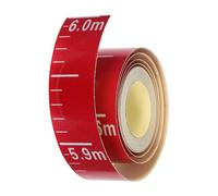 Cinta Indicadora de Nivel de Agua Autoadhesiva para Estanque y Piscina | Lectura Rápida del Líquido, Visible en Poca Luz, , Plástico Reflectante, Color Rojo