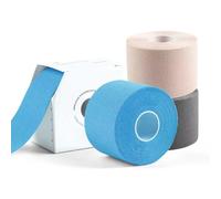 Cinta Kinesiológica, Kinesiotape 5m x 5cm 3 Rollos- Venda Neuromuscular Elástica, Impermeable y Transpirable - Alta Elasticidad Tape Vendaje Deportivo - Para Hombro, Rodilla, Espalda