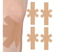 Cinta Kinesiológica para Rodilla Tiras Precortadas Elásticas 4 Piezas