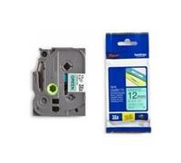 Cinta laminada brother tze731 12mm x 8m verde/negro