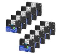 Cinta laminada Compatible con 10pk para 9 mm para TZE-121 TZE-121 TZE121 TZE 121 Soluciones de etiquetado para Impresora