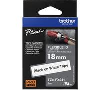 Cinta laminada brother tzefx241 18mm x 8m