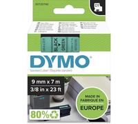 Cinta Laminada para Rotuladoras Dymo D1 40919 9 mm LabelManager™ Negro Verde (5 Unidades)