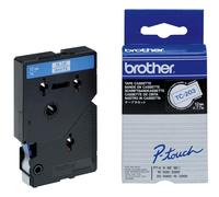 Cinta Laminada TC-203 Azul Sobre Blanco (7.7mts/1.2cm) - BROTHER