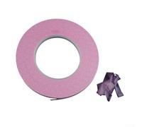 Cinta luminosa de piel de pez de goma suave de 100 m para atar anzuelos de pesca en agua salada con textura realista de puntos negros y mejora de visibilidad con poca luz (rosa)