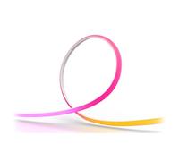 Philips Hue Tira de Luces LED Inteligente con Microleds OmniGlow de 5 metros, 4500 lm, color y ambiente vibrante, iluminación interior flexible, luz uniforme, recortable, control por aplicación y voz