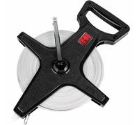 Cinta m trica de carrete abierto Champion Sports de 100 metros (330 pies) con manivela de punta met lica - Cinta m trica abierta para atletismo,