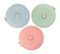 Cinta m?trica de costura de 3 piezas, cinta m?trica de 1,5 m, cinta m?trica de costura retr?ctil suave para r?gimen de costura, sastre, costurera