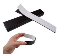 Cinta Magnetica Adhesiva, 3mm Imanes Autoadhesivos Flexible, 8 Piezas Iman Adhesivo Recortable, Imanes para Pegar con Adhesiva Fuerte Adhesivo 3M para Cocina Garaje Estudio Oficina