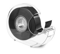 Cinta Magnética Adhesiva 8 Metros, Negra - con Dispensador - para Fotos, Postales, Pizarras Blancas y Notas - Flexible y Fácil de Cortar